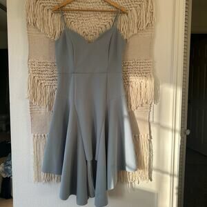 fiona maxi dress in bridal blue elliatt Elliatt Fiona Fitted Maxi Dress TrenLend